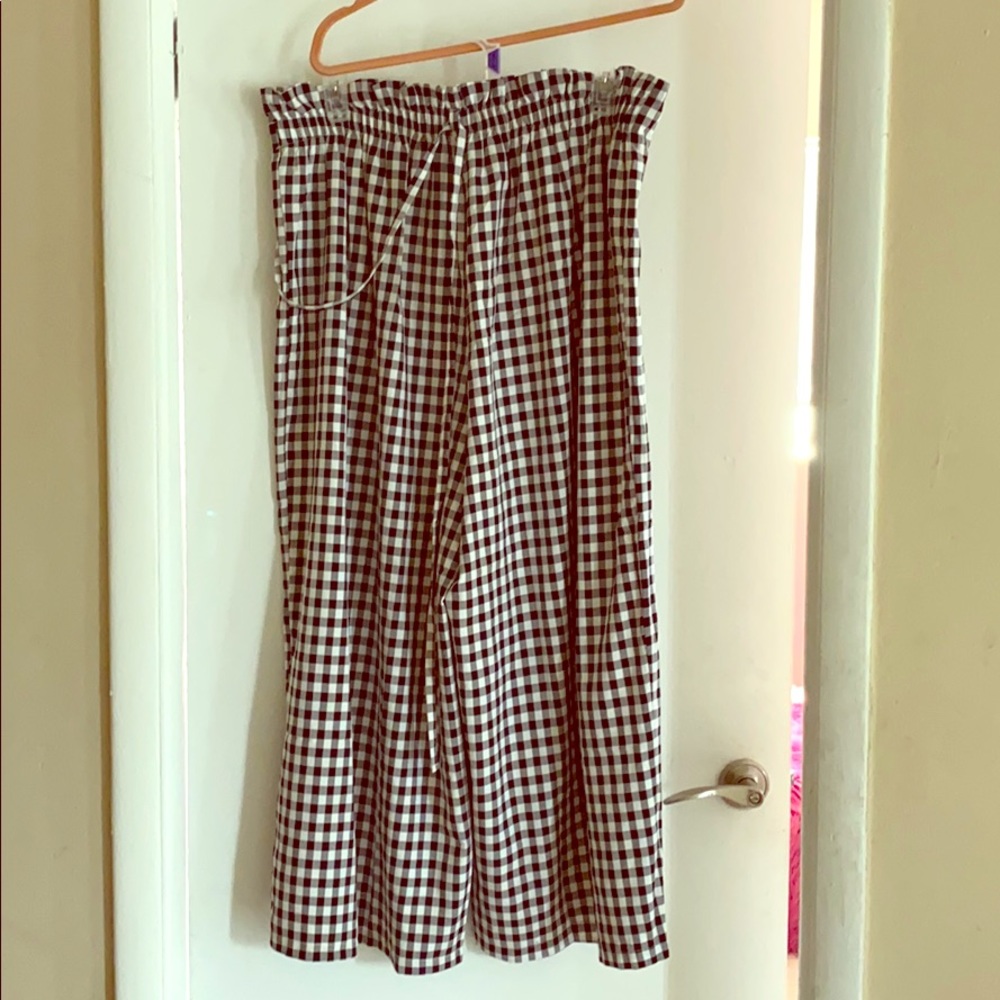 Paper Bag Waist Palazzo Pants
